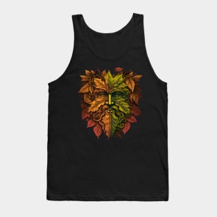 Jack Of The Wood Traditional Pagan Celtic Greenman Tank Top